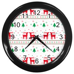 Christmas Wall Clock (black) by saad11