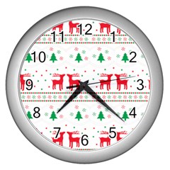 Christmas Wall Clock (silver) by saad11