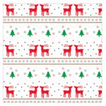 Christmas Square Satin Scarf (36  x 36 ) Front