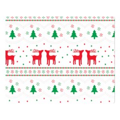 Christmas Two Sides Premium Plush Fleece Blanket (large) by saad11