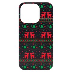 Christmas Iphone 14 Pro Black Uv Print Case by saad11