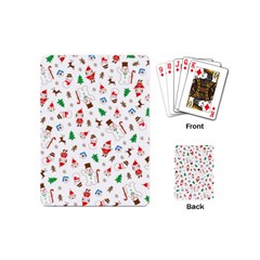 Christmas Playing Cards Single Design (mini) by saad11