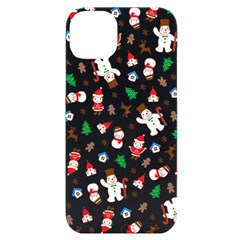 Christmas Iphone 14 Plus Black Uv Print Case by saad11