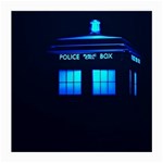 Blue Tardis Doctor Who Police Call Box Medium Glasses Cloth (2 Sides) Front