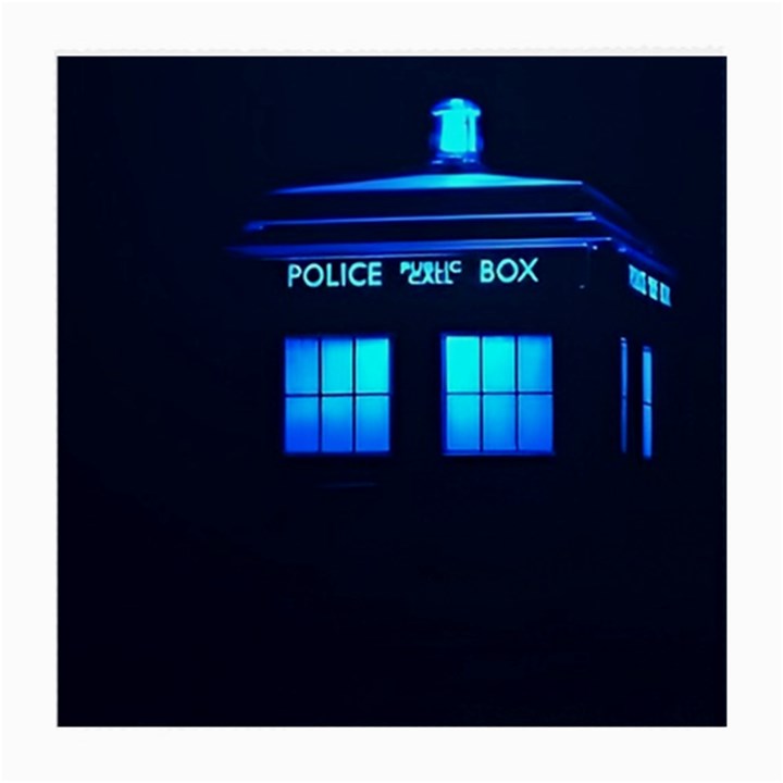 Blue Tardis Doctor Who Police Call Box Medium Glasses Cloth (2 Sides)