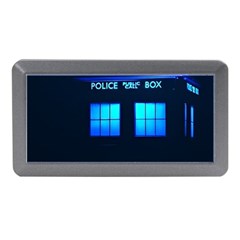 Blue Tardis Doctor Who Police Call Box Memory Card Reader (mini) by Cendanart