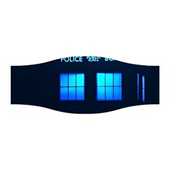 Blue Tardis Doctor Who Police Call Box Stretchable Headband by Cendanart