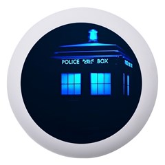 Blue Tardis Doctor Who Police Call Box Dento Box With Mirror by Cendanart