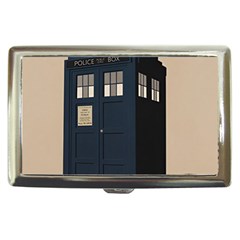 Tardis Doctor Who Minimal Minimalism Cigarette Money Case by Cendanart