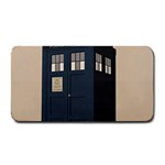 Tardis Doctor Who Minimal Minimalism Medium Bar Mat 16 x8.5  Bar Mat