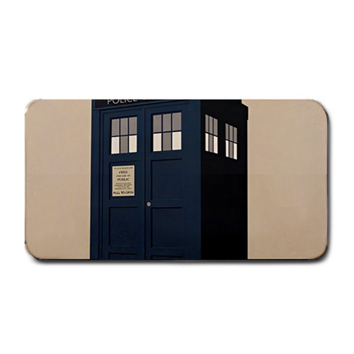 Tardis Doctor Who Minimal Minimalism Medium Bar Mat