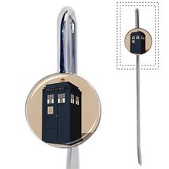 Tardis Doctor Who Minimal Minimalism Book Mark by Cendanart