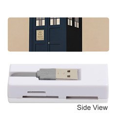 Tardis Doctor Who Minimal Minimalism Memory Card Reader (stick) by Cendanart