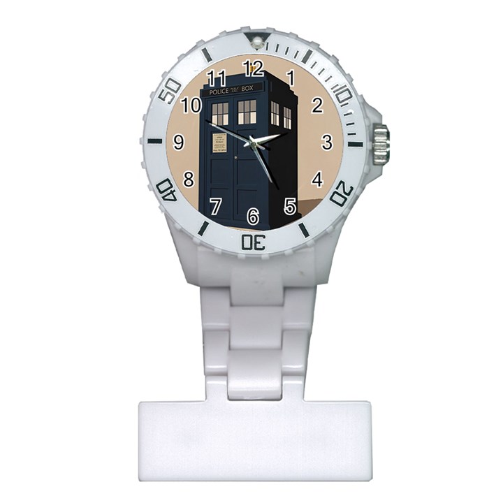 Tardis Doctor Who Minimal Minimalism Plastic Nurses Watch