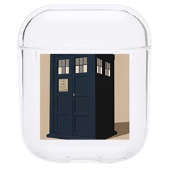 Tardis Doctor Who Minimal Minimalism Hard Pc Airpods 1/2 Case by Cendanart