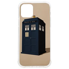 Tardis Doctor Who Minimal Minimalism Iphone 12/12 Pro Tpu Uv Print Case by Cendanart