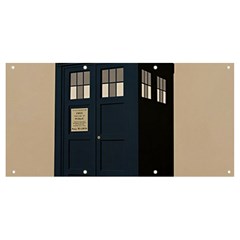 Tardis Doctor Who Minimal Minimalism Banner And Sign 8  X 4 