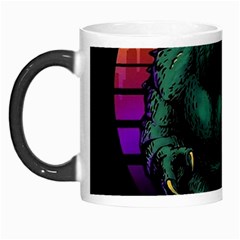 Godzilla Retrowave Morph Mug by Cendanart