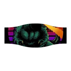 Godzilla Retrowave Stretchable Headband by Cendanart