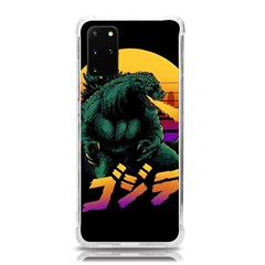 Godzilla Retrowave Samsung Galaxy S20plus 6 7 Inch Tpu Uv Case by Cendanart