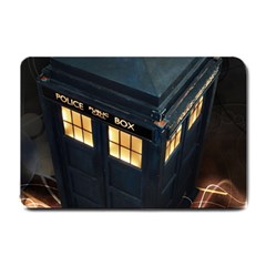 Tardis Bbc Doctor Who Dr Who Small Doormat by Cendanart