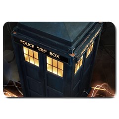 Tardis Bbc Doctor Who Dr Who Large Doormat by Cendanart