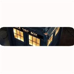 Tardis Bbc Doctor Who Dr Who Large Bar Mat by Cendanart