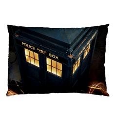 Tardis Bbc Doctor Who Dr Who Pillow Case by Cendanart