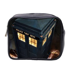 Tardis Bbc Doctor Who Dr Who Mini Toiletries Bag (two Sides) by Cendanart