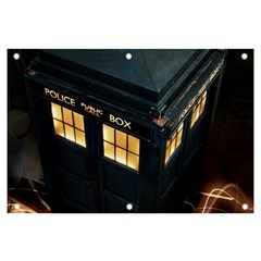 Tardis Bbc Doctor Who Dr Who Banner And Sign 6  X 4  by Cendanart