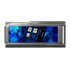 Tardis Doctor Who Space Galaxy Superlink Italian Charm (9mm) by Cendanart