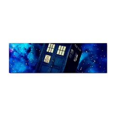 Tardis Doctor Who Space Galaxy Sticker (bumper) by Cendanart