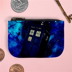 Tardis Doctor Who Space Galaxy Mini Coin Purse