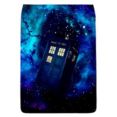 Tardis Doctor Who Space Galaxy Removable Flap Cover (l) by Cendanart