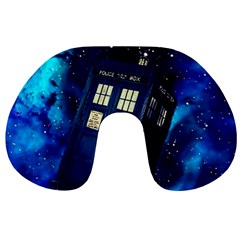 Tardis Doctor Who Space Galaxy Travel Neck Pillow