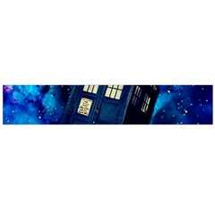 Tardis Doctor Who Space Galaxy Large Premium Plush Fleece Scarf 