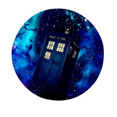 Tardis Doctor Who Space Galaxy Mini Round Pill Box (pack Of 5) by Cendanart