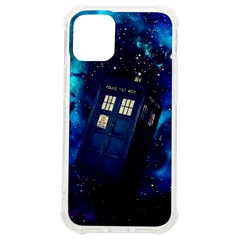 Tardis Doctor Who Space Galaxy Iphone 12 Mini Tpu Uv Print Case	 by Cendanart