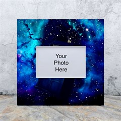 Tardis Doctor Who Space Galaxy White Box Photo Frame 4  X 6  by Cendanart