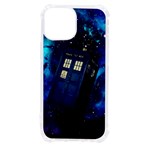 Tardis Doctor Who Space Galaxy iPhone 13 mini TPU UV Print Case Front