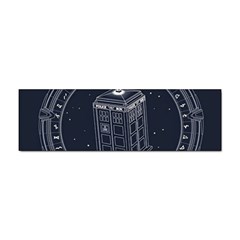 Doctor Who Bbc Tardis Sticker (bumper) by Cendanart