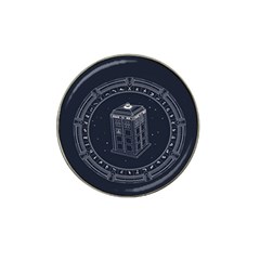 Doctor Who Bbc Tardis Hat Clip Ball Marker (4 Pack) by Cendanart