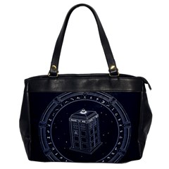 Doctor Who Bbc Tardis Oversize Office Handbag by Cendanart