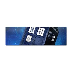 Tardis Doctor Who Space Blue Sticker (bumper) by Cendanart