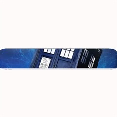 Tardis Doctor Who Space Blue Small Bar Mat by Cendanart