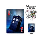 Tardis Doctor Who Space Blue Playing Cards 54 Designs (Mini) Front - Heart3