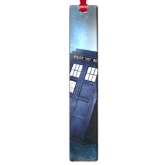 Tardis Doctor Who Space Blue Large Book Marks by Cendanart