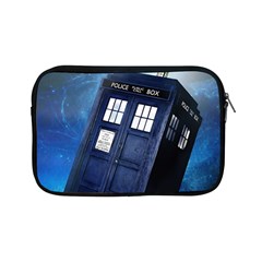 Tardis Doctor Who Space Blue Apple Ipad Mini Zipper Cases by Cendanart