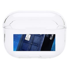 Tardis Doctor Who Space Blue Hard Pc Airpods Pro Case by Cendanart