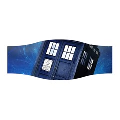 Tardis Doctor Who Space Blue Stretchable Headband by Cendanart